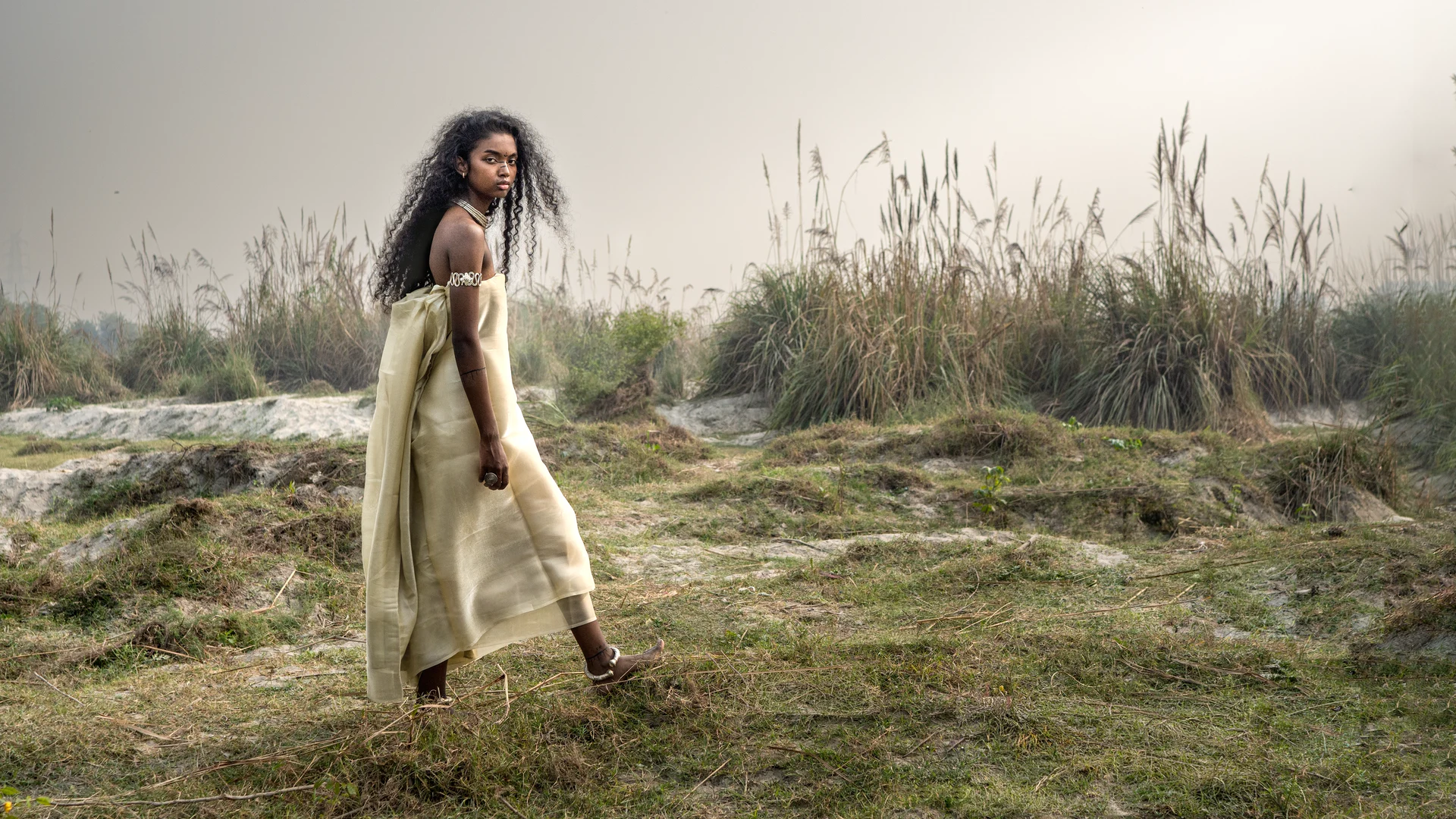 Baiga collection — wide landscape lifestyle frame closing the page.